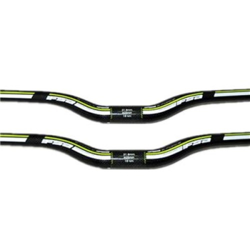 Fsa k force mtb handlebar carbon fibre bend handlebar bicycle riser 31.8*660mm(green label)